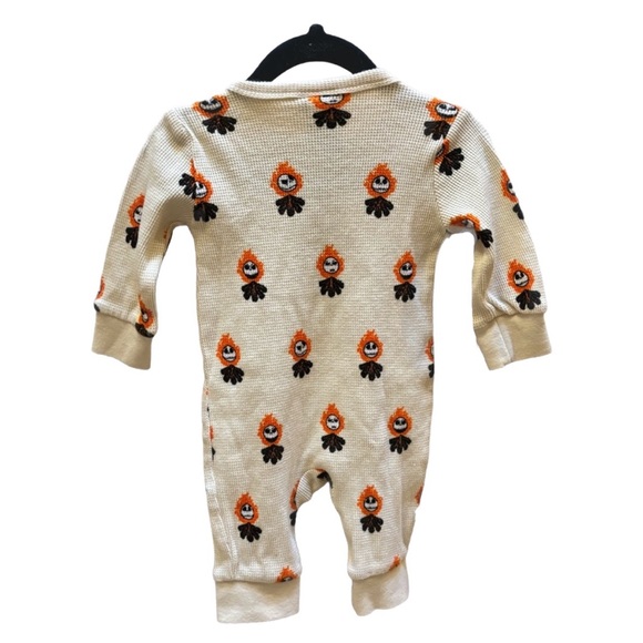 Nightmare before Christmas waffle baby onesie size 6 Months, JACK Skellington - Picture 2 of 3